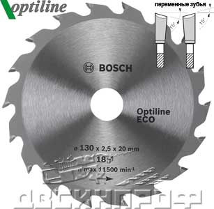 2608641798 Циркулярный диск для торцовочных пил OPTILINE ECO 305 Bosch